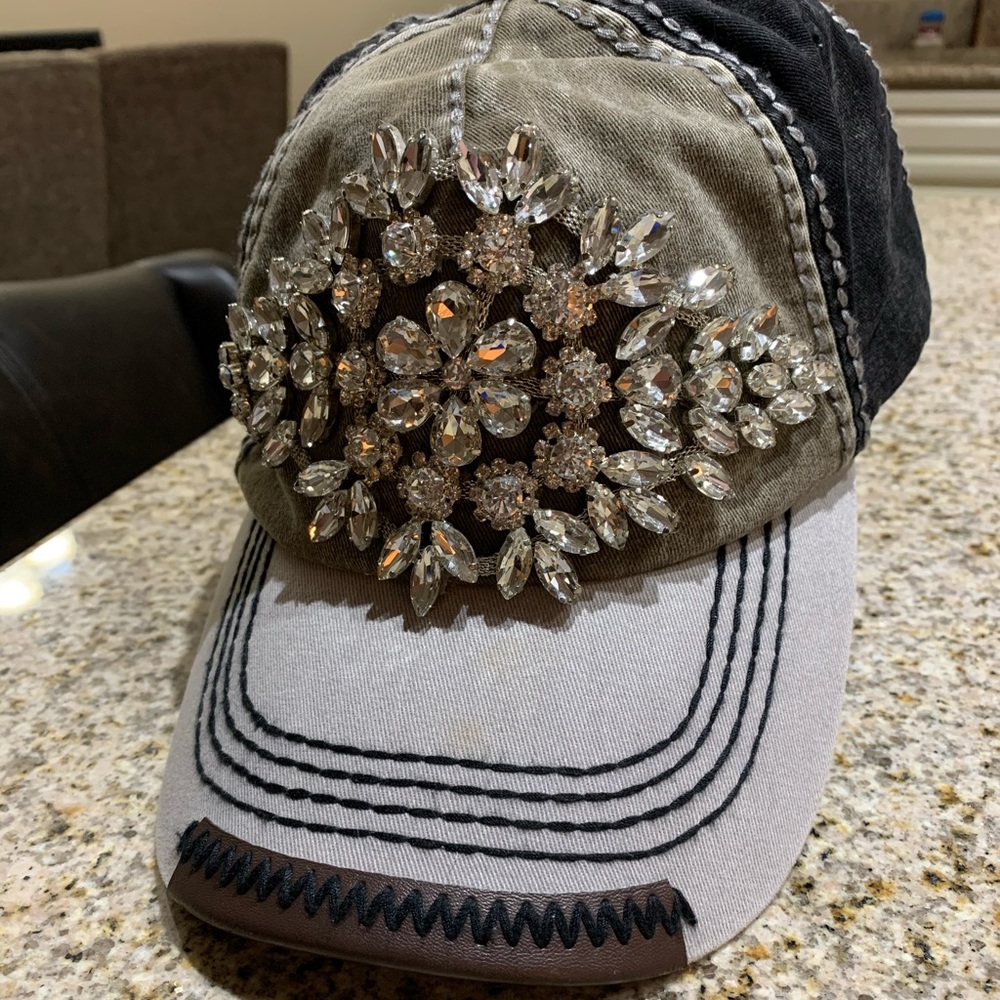 Rhinestone hat